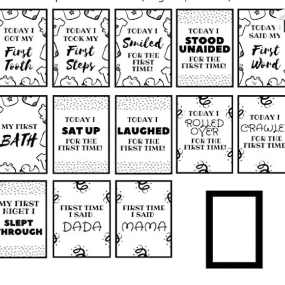 Henry Hunter baby blanket for monthly milestones - Picture 9 of 9